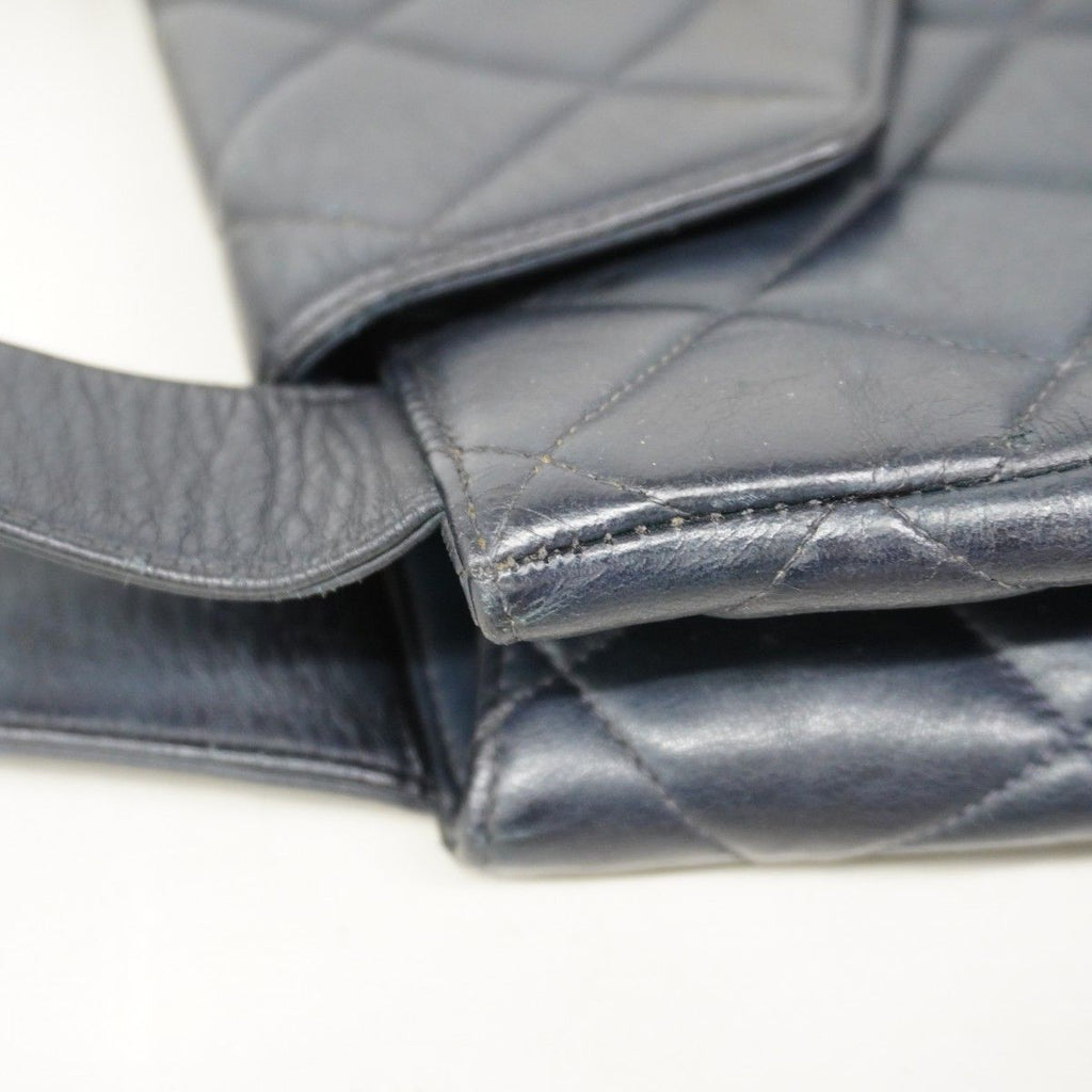 Chanel Handbag Quilted Lambskin Black Gold — view 6