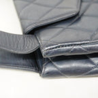 Chanel Handbag Quilted Lambskin Black Gold — view 6