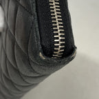 Chanel Wallet Quilted Lambskin Black Silver — view 5