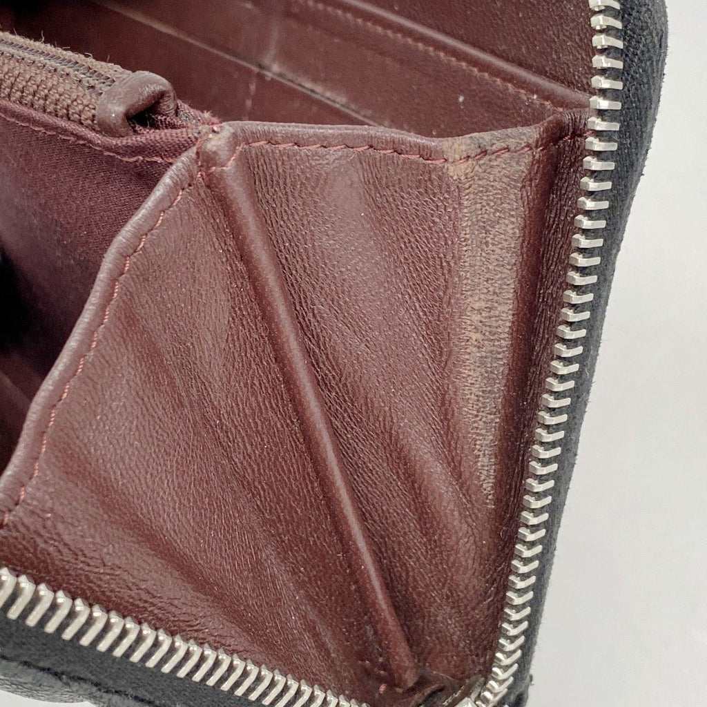 Chanel Wallet Quilted Lambskin Black Silver — view 7