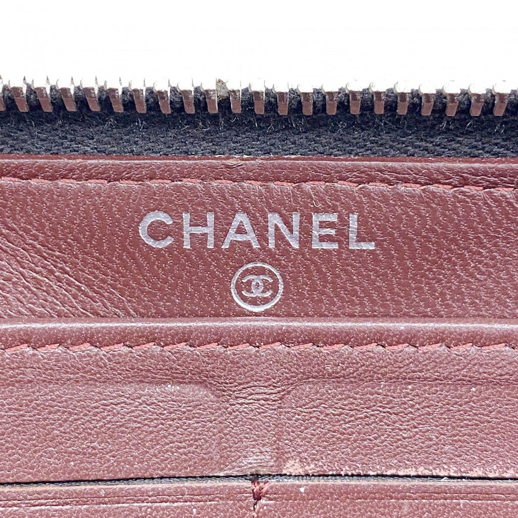 Chanel Wallet Quilted Lambskin Black Silver — view 4