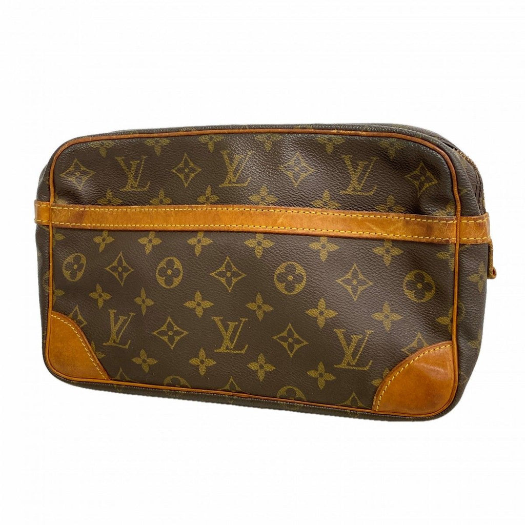 Louis Vuitton Clutch Monogram Compiegne 28 Brown