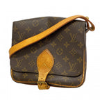 Louis Vuitton Shoulder Bag Monogram Cartouchiere Brown