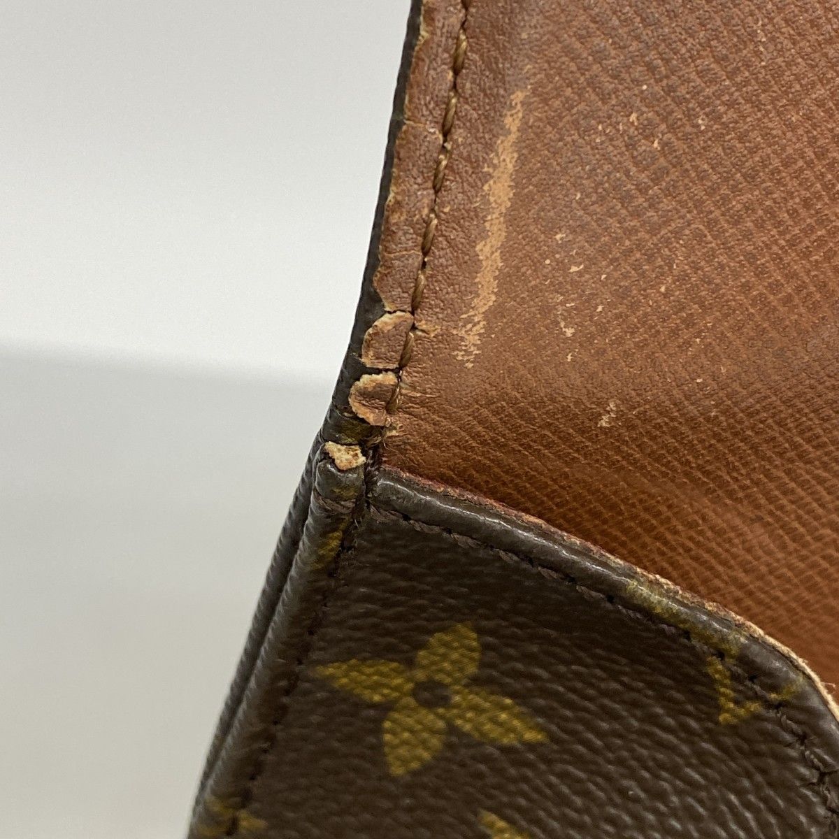 Louis Vuitton Shoulder Bag Monogram Cartouchiere Brown — view 7