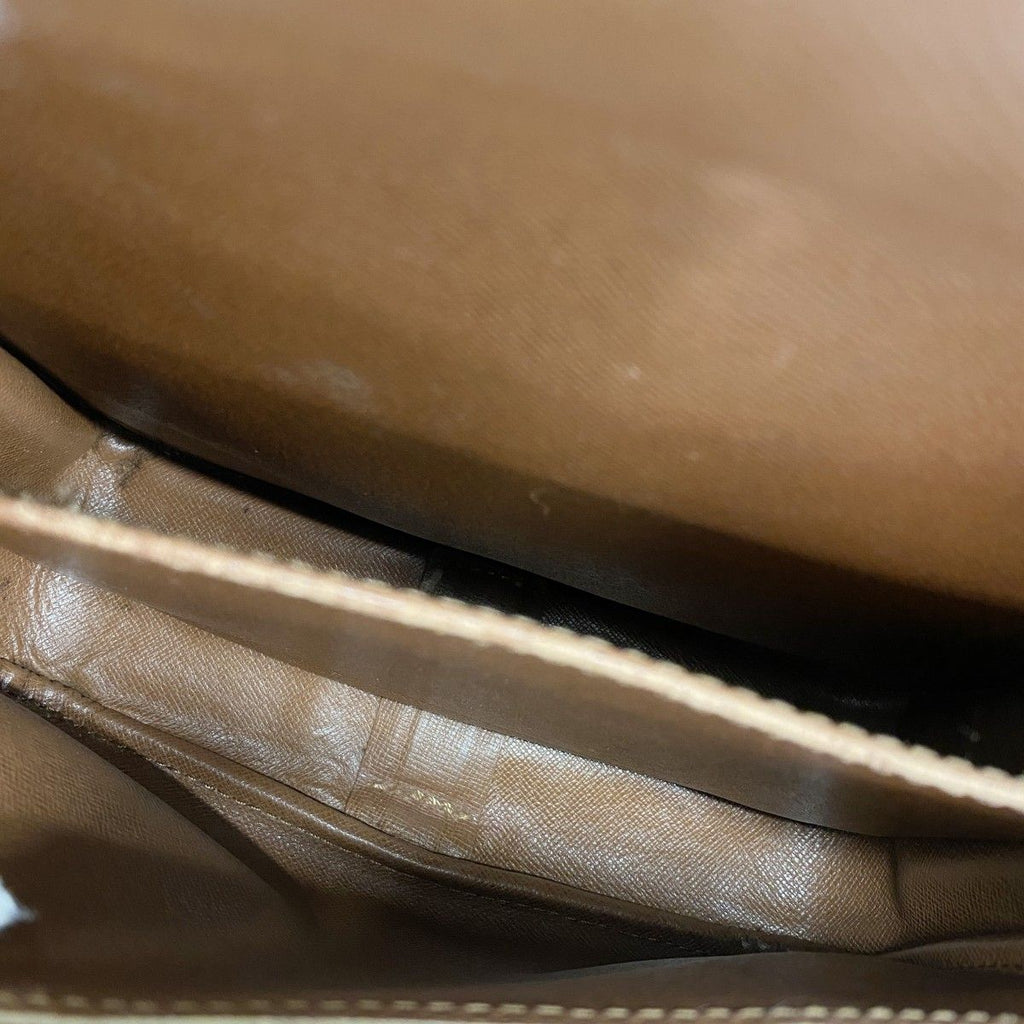 Louis Vuitton Shoulder Bag Monogram Cartouchiere Brown — view 4
