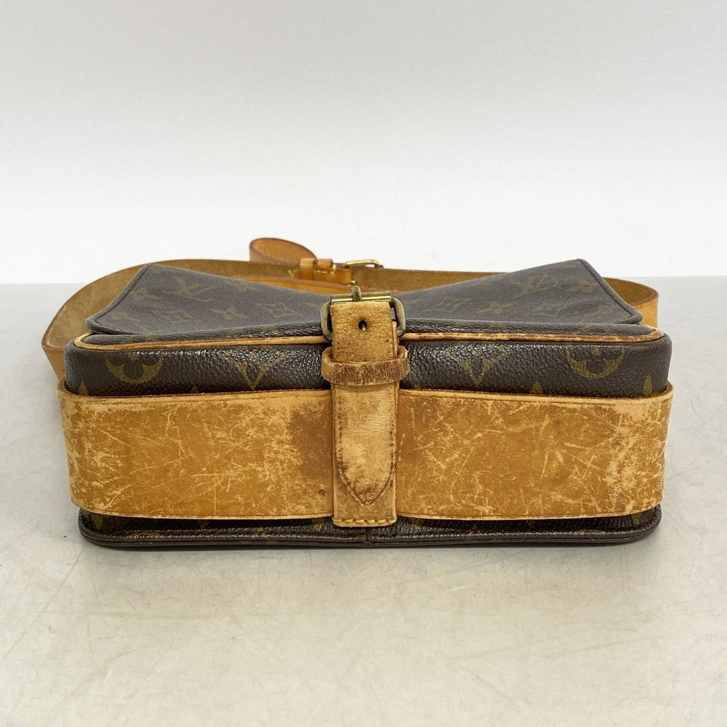 Louis Vuitton Shoulder Bag Monogram Cartouchiere Brown — view 3