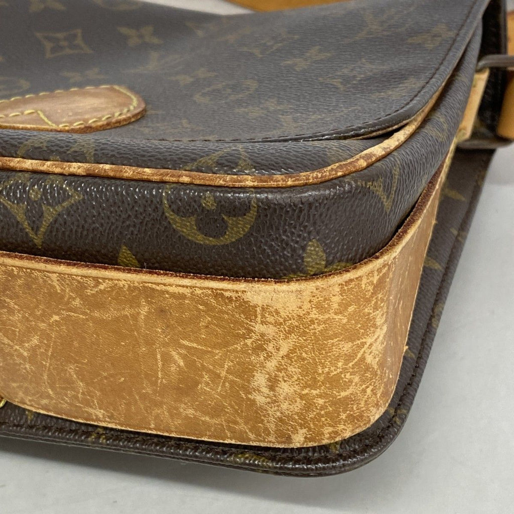 Louis Vuitton Shoulder Bag Monogram Cartouchiere Brown — view 6