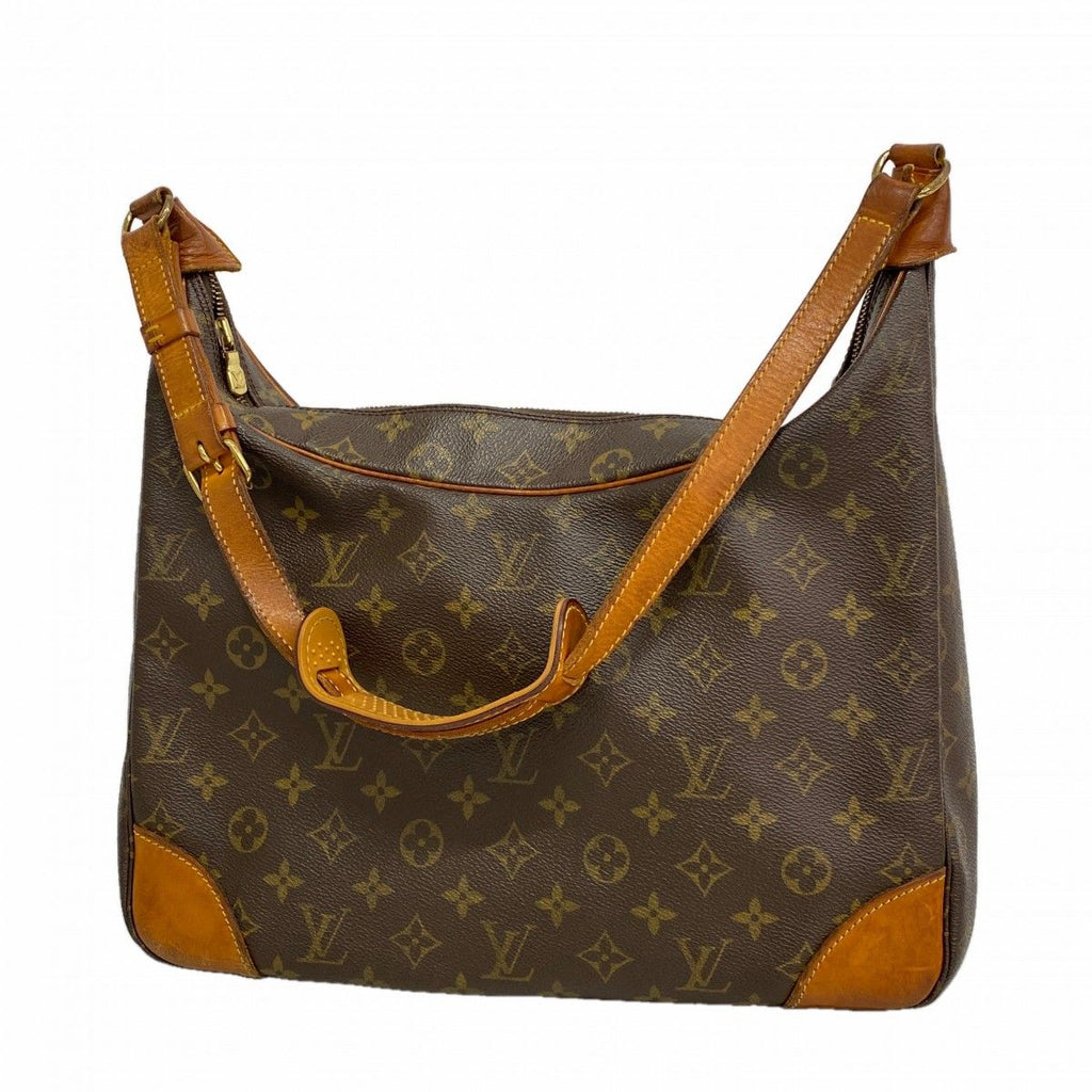 Louis Vuitton Shoulder Bag Monogram Boulogne 35 Brown