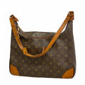 Louis Vuitton Shoulder Bag Monogram Boulogne 35 Brown