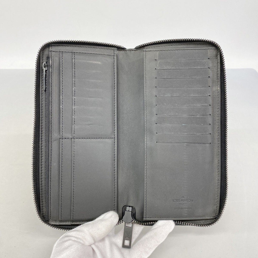 Louis Vuitton Wallet Aerogram Zippy Horizontal Black — view 3