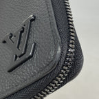 Louis Vuitton Wallet Aerogram Zippy Horizontal Black — view 6