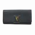 Louis Vuitton Wallet Taurillon Portefeuille Capucines Noir