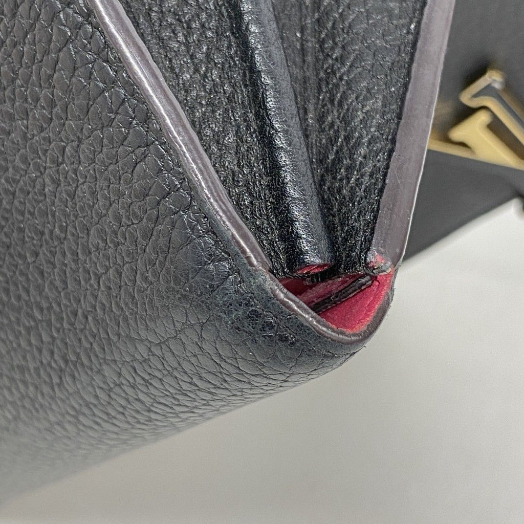 Louis Vuitton Wallet Taurillon Portefeuille Capucines Noir — view 5