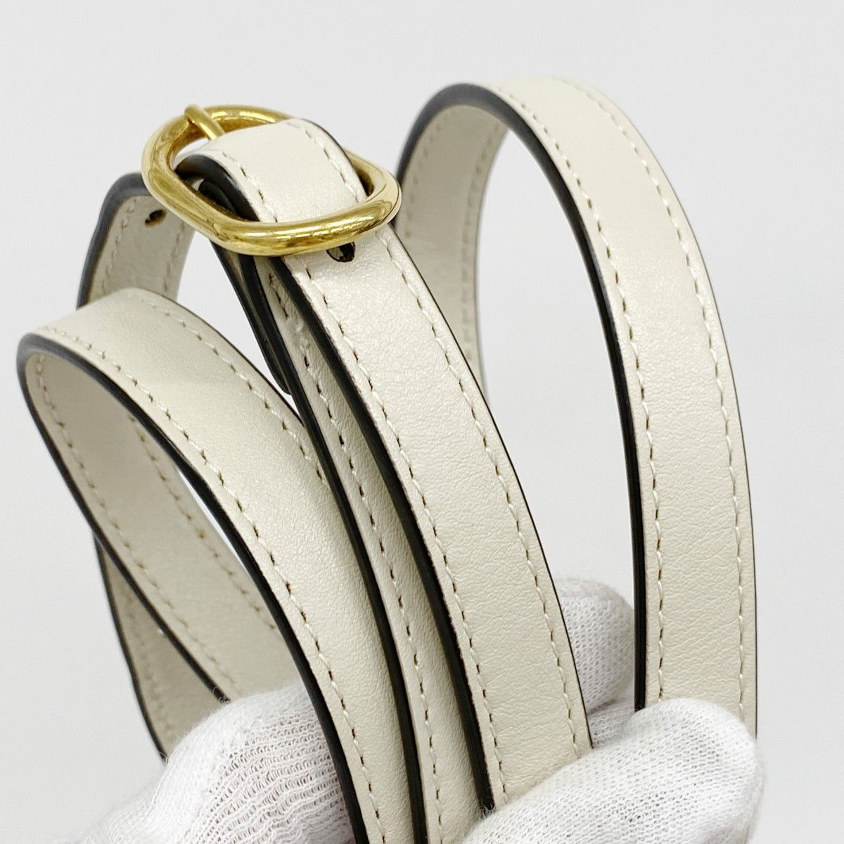 Gucci Handbag Bamboo Diana Leather Ivory Gold 2-Way — view 9