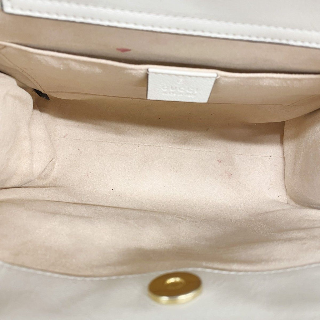 Gucci Handbag Bamboo Diana Leather Ivory Gold 2-Way — view 4
