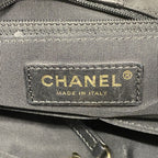 Chanel Shoulder Bag Quilted Lambskin Black Gold — view 5