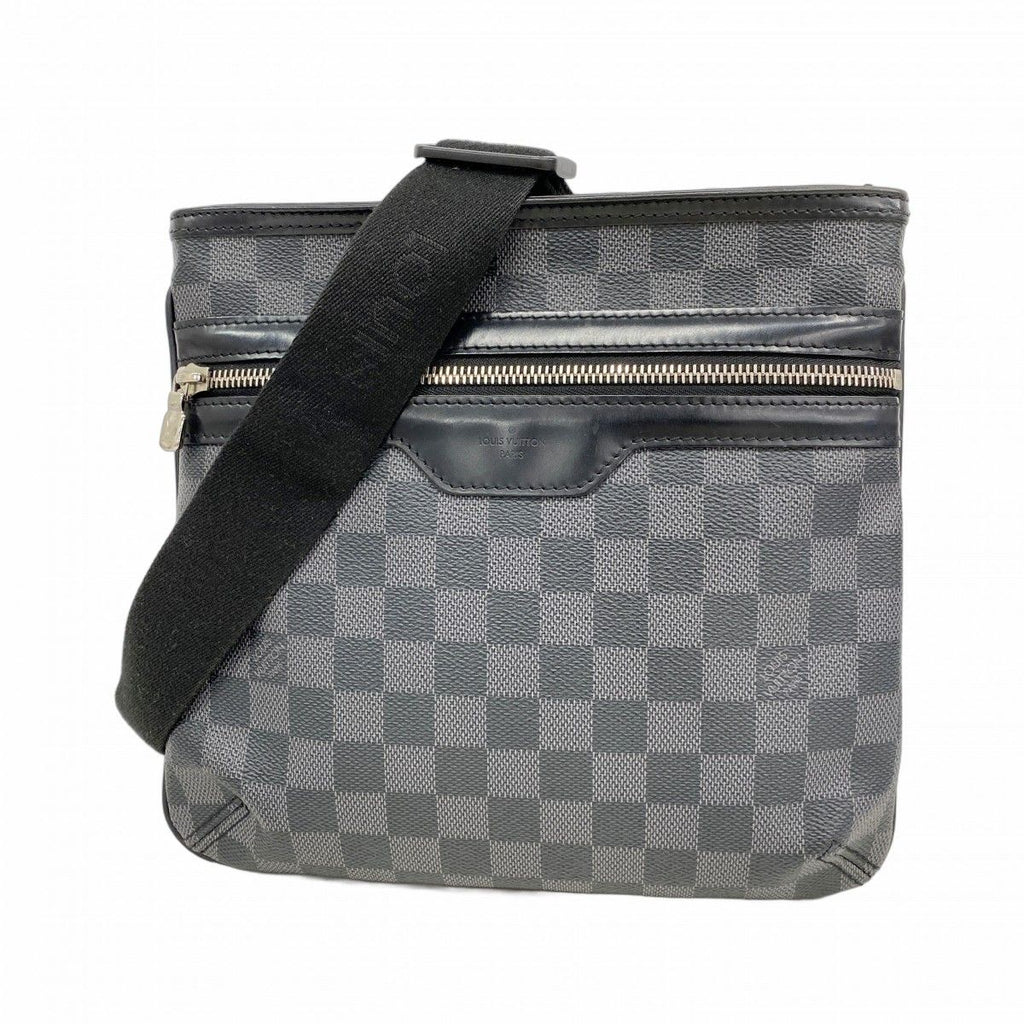 Louis Vuitton Shoulder Bag Damier Graphite Black