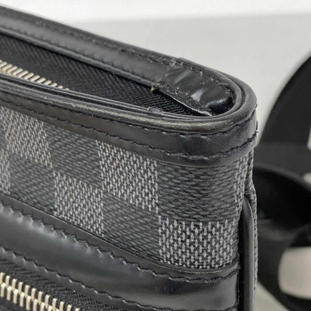 Louis Vuitton Shoulder Bag Damier Graphite Black — view 6