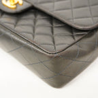 Chanel Handbag Quilted Lambskin Black Gold — view 6