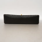 Chanel Handbag Quilted Lambskin Black Gold — view 3