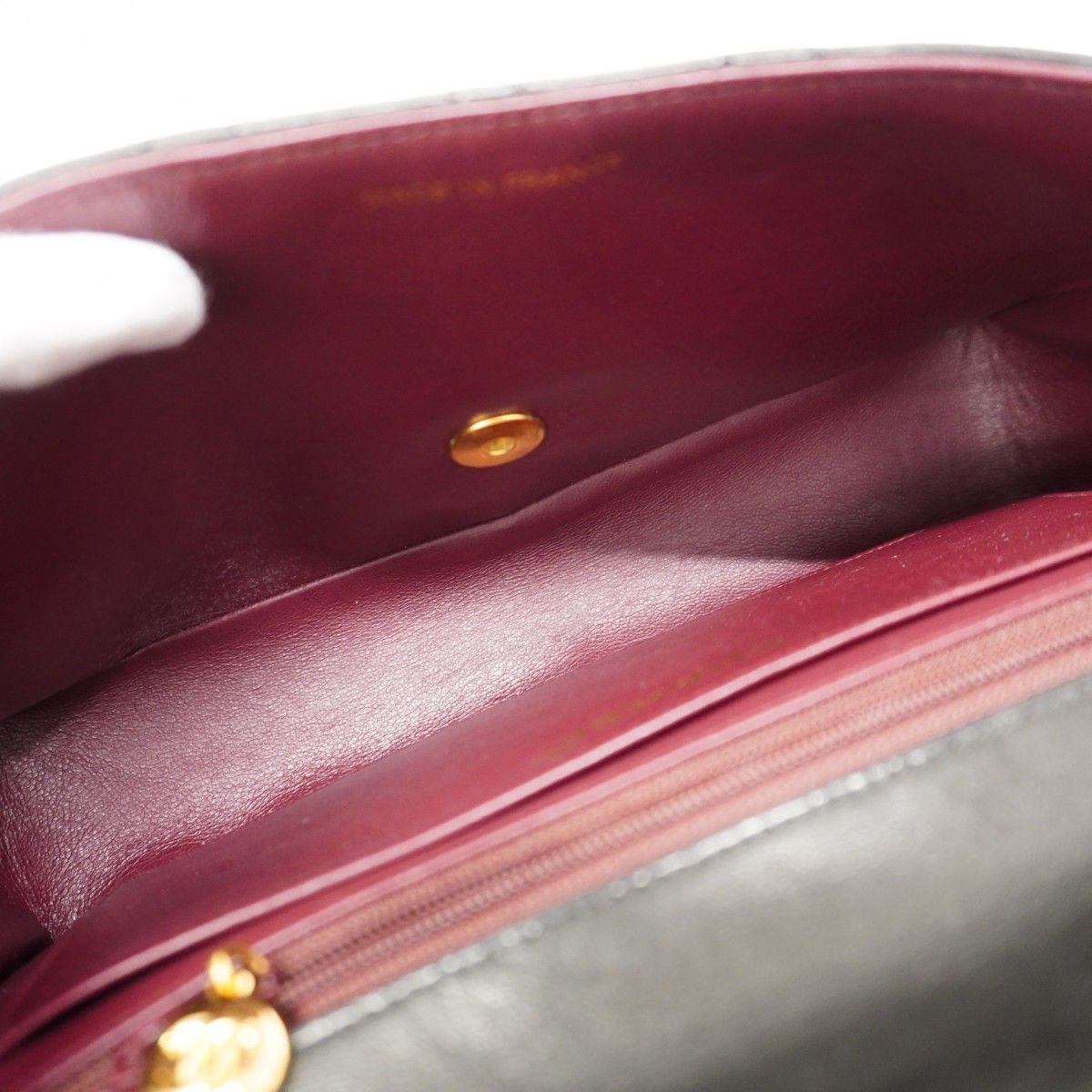 Chanel Handbag Quilted Lambskin Black Gold — view 4