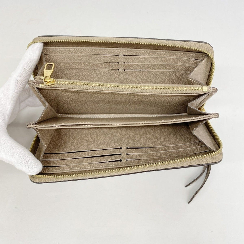 Louis Vuitton Wallet Monogram Empreinte Zippy Tourterelle — view 3