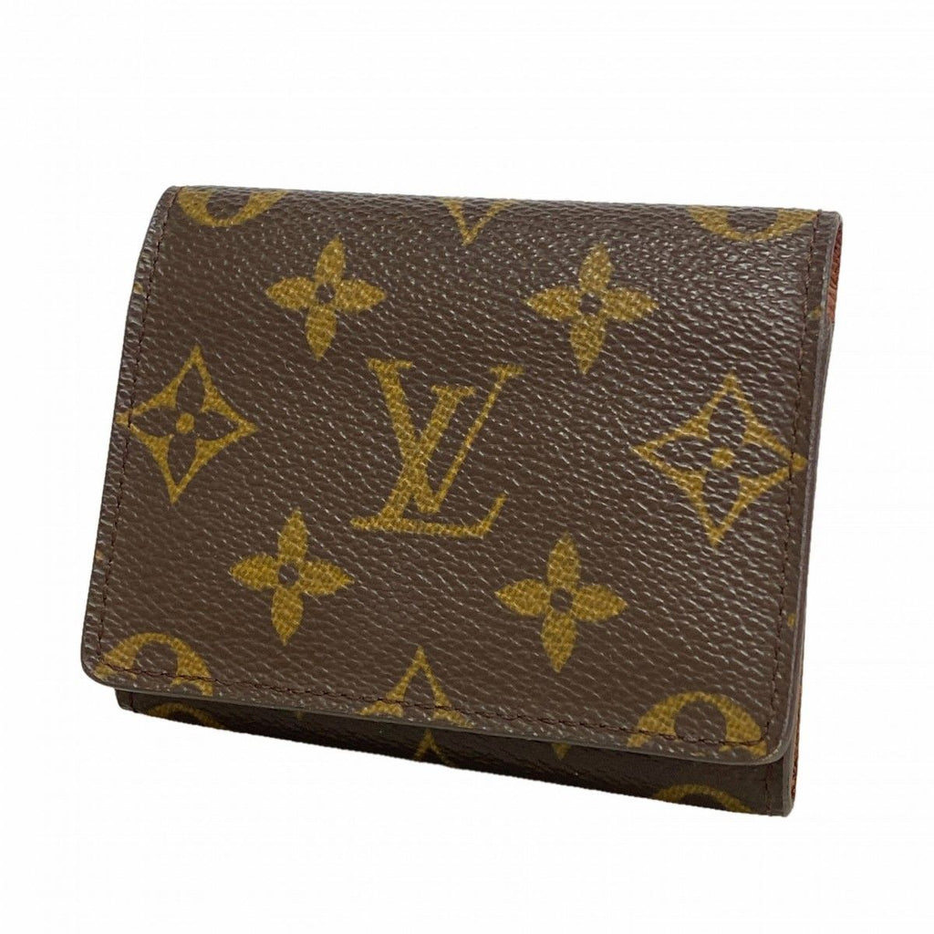 Louis Vuitton Business Card Holder Monogram Anvelopecarte de Visite Brown