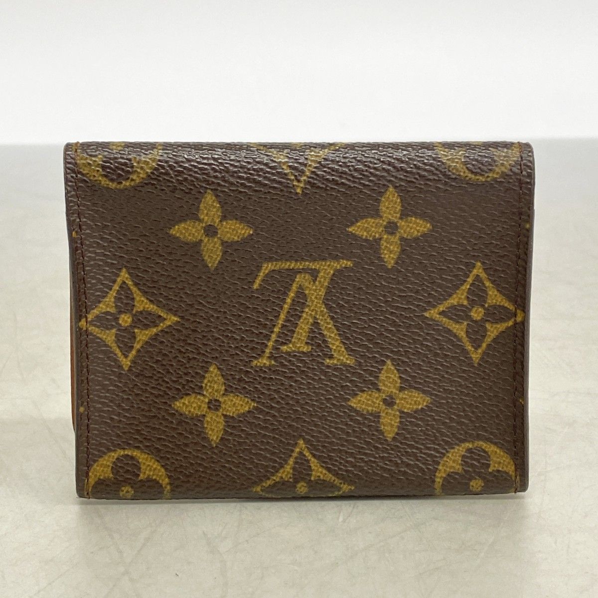 Louis Vuitton Business Card Holder Monogram Anvelopecarte de Visite Brown — view 8