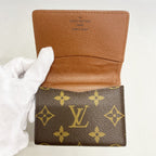 Louis Vuitton Business Card Holder Monogram Anvelopecarte de Visite Brown — view 3
