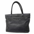 Chanel Tote Caviar Leather Black Gold