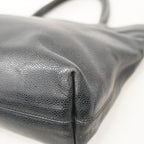 Chanel Tote Caviar Leather Black Gold — view 6