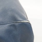 Gucci Handbag Bamboo Leather Blue Chien Panning Gold 2-Way — view 6