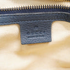 Gucci Handbag Bamboo Leather Blue Chien Panning Gold 2-Way — view 5