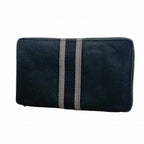 Hermes Wallet Fourre Tout GM Canvas Black Silver Tote