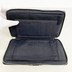 Hermes Wallet Fourre Tout GM Canvas Black Silver Tote — view 7