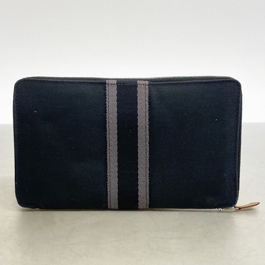 Hermes Wallet Fourre Tout GM Canvas Black Silver Tote — view 8