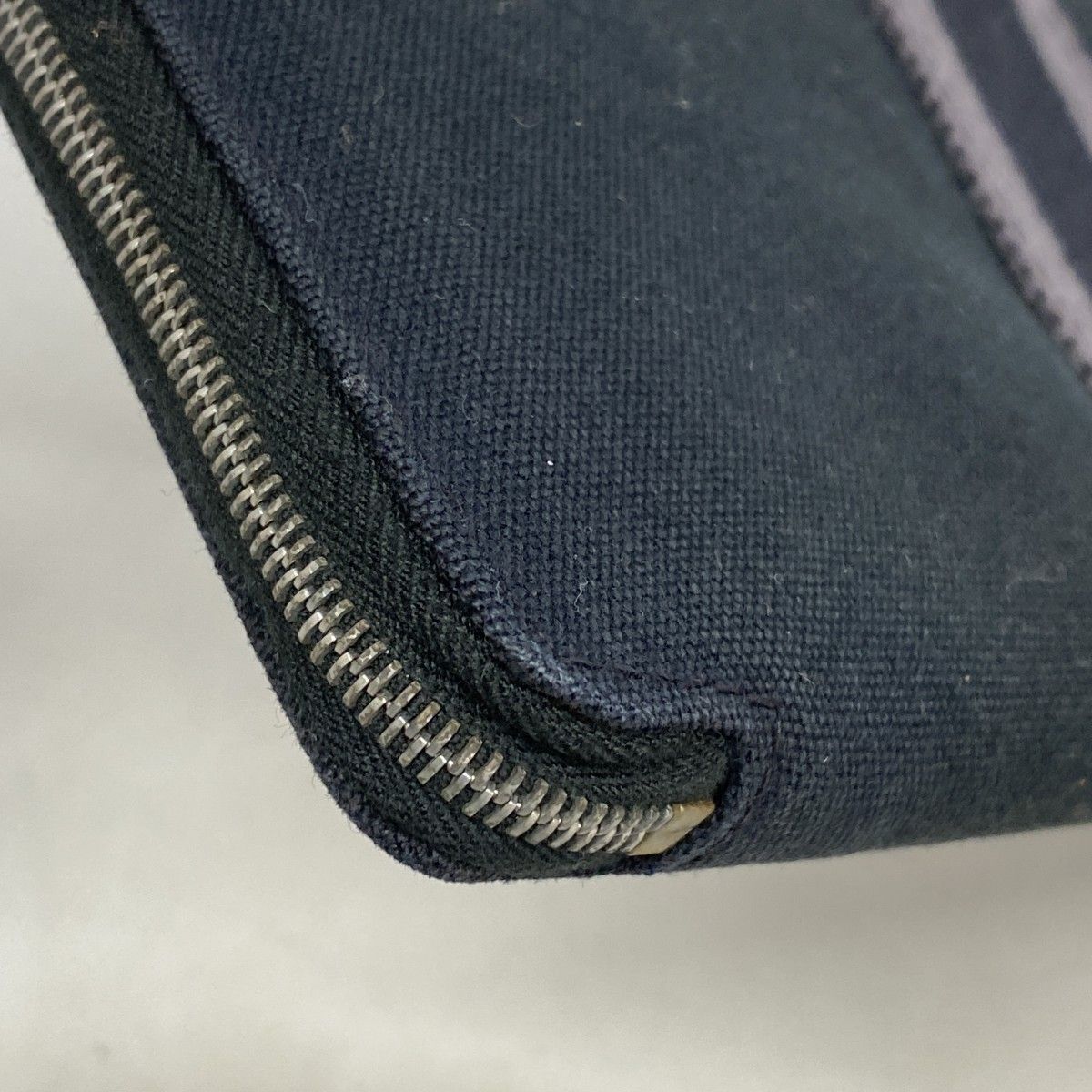 Hermes Wallet Fourre Tout GM Canvas Black Silver Tote — view 6
