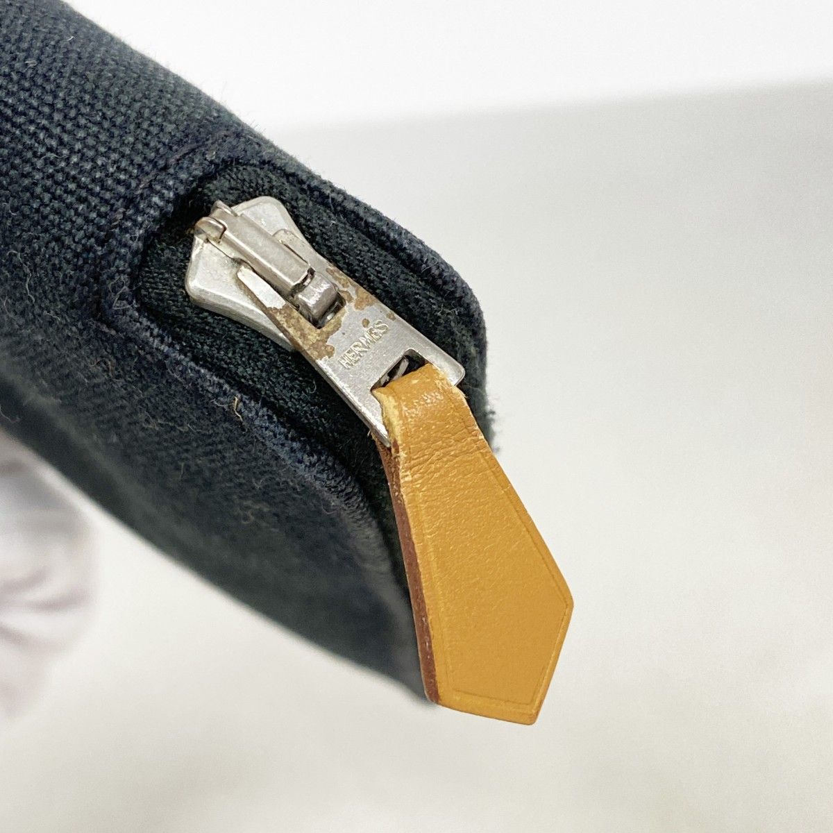 Hermes Wallet Fourre Tout GM Canvas Black Silver Tote — view 5