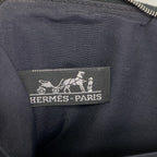 Hermes Wallet Fourre Tout GM Canvas Black Silver Tote — view 4