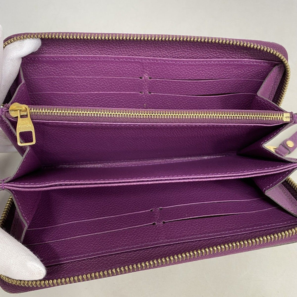 Louis Vuitton Wallet Monogram Empreinte Zippy Aurore — view 3
