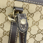 Gucci Tote GG Canvas bree Brown Gold — view 8