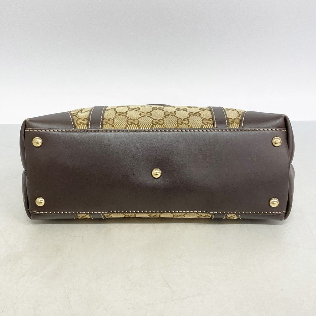 Gucci Tote GG Canvas bree Brown Gold — view 3
