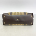 Gucci Tote GG Canvas bree Brown Gold — view 3