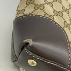 Gucci Tote GG Canvas bree Brown Gold — view 6