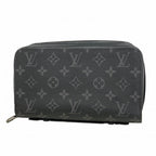 Louis Vuitton Wallet Monogram Eclipse Zippy XL Black