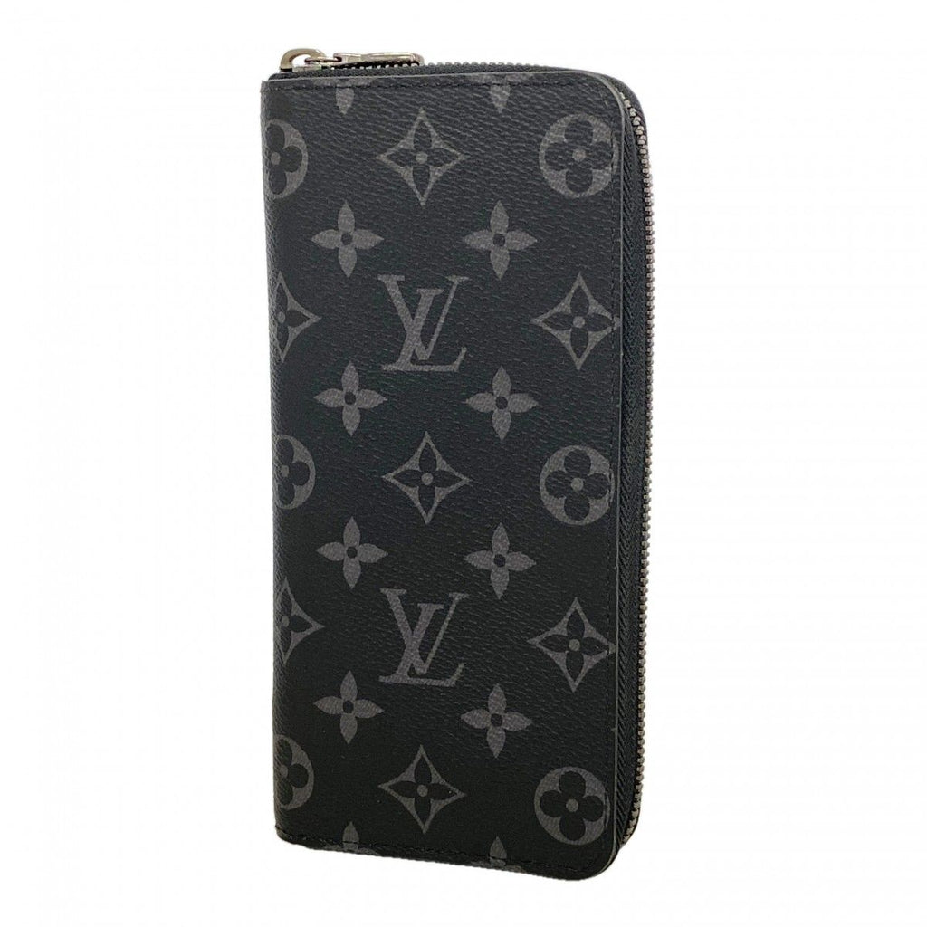 Louis Vuitton Wallet Monogram Eclipse Zippy Vertical Black