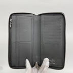 Louis Vuitton Wallet Monogram Eclipse Zippy Vertical Black — view 3