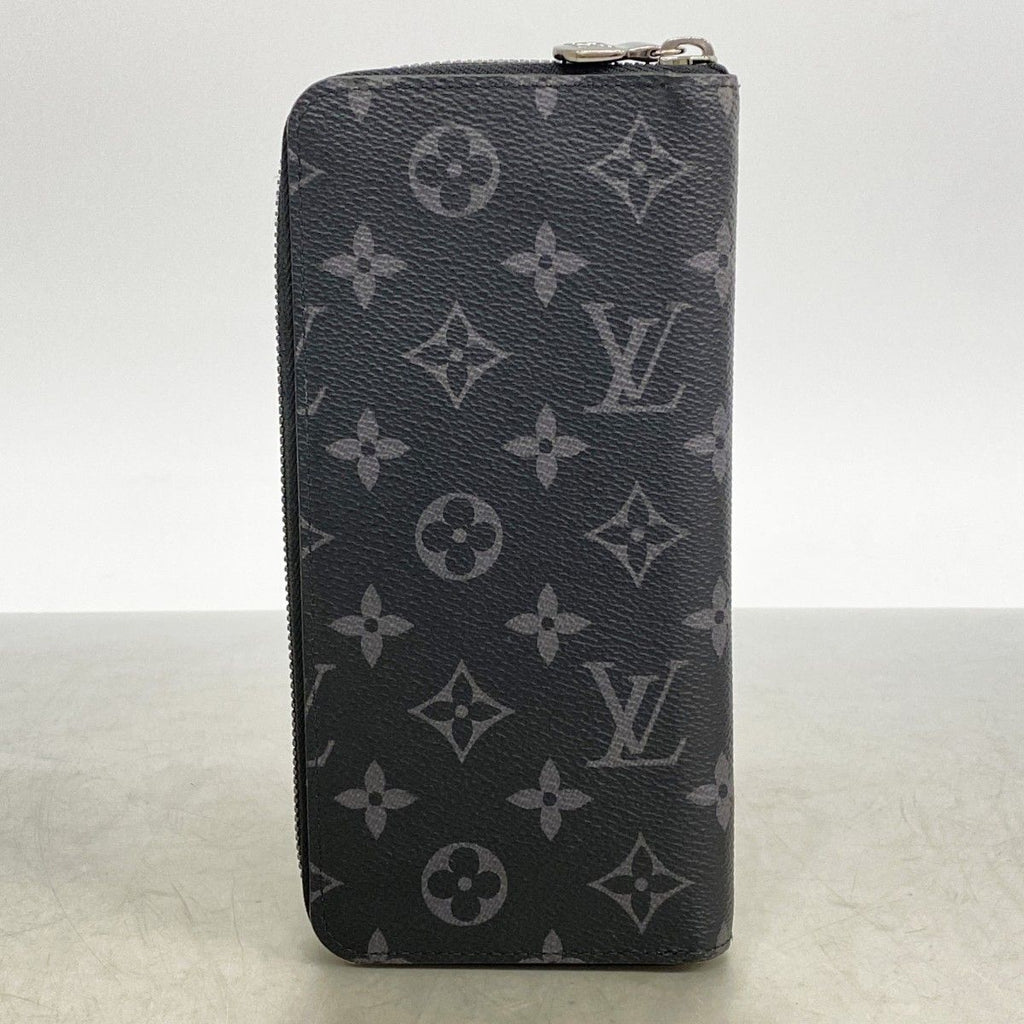 Louis Vuitton Wallet Monogram Eclipse Zippy Vertical Black — view 7