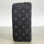 Louis Vuitton Wallet Monogram Eclipse Zippy Vertical Black — view 7