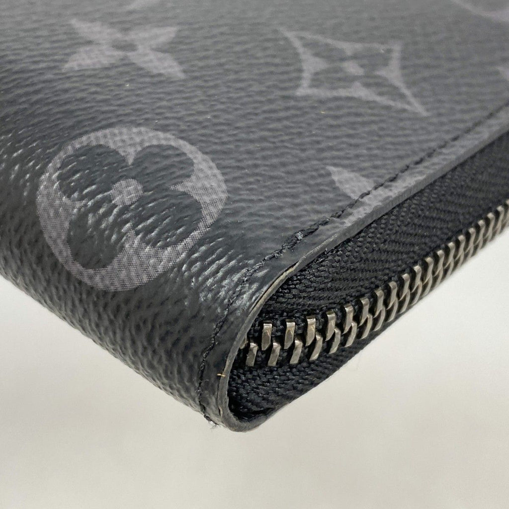 Louis Vuitton Wallet Monogram Eclipse Zippy Vertical Black — view 5